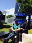 Richard Maxwell supporting Alexanders Horseboxes at Hickstead Derby...